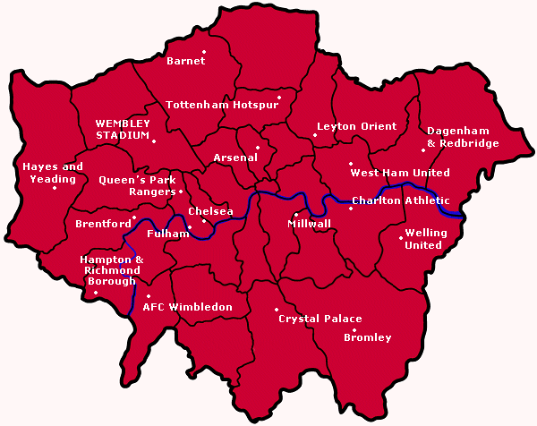 London football clubs in 2009-10